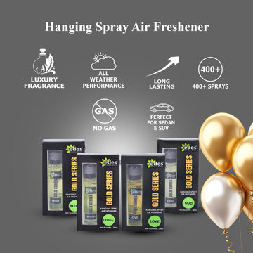 EDES - GOLD SERIES - Love Car Air Freshener Spray (30Ml) Car Perfume and Fresheners