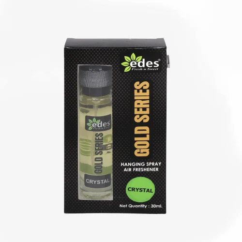 EDES - GOLD SERIES - CRYSTAL Car Air Freshener Spray (30Ml) Car Perfume and Fresheners