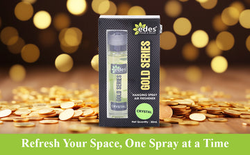 EDES - GOLD SERIES - CRYSTAL Car Air Freshener Spray (30Ml) Car Perfume and Fresheners